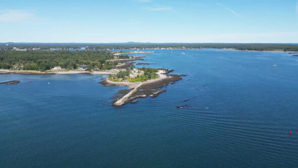 New England Coast Aerial